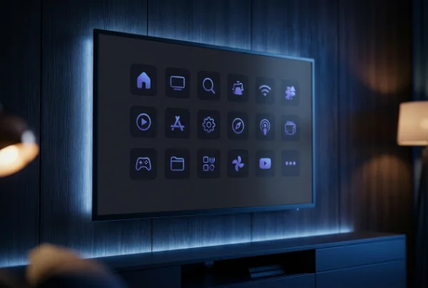 Smart TV en cours de configuration